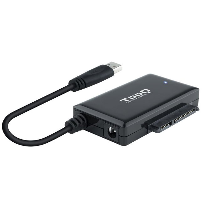 Tooq TQHDA-01A Adaptador USB 3.0 a SATA para Discos 2.5/3.5 con Alimentador Tooq TQHDA-01A Adaptador USB 3.0 a SATA para Discos 2.5/3.5 con Alimentador